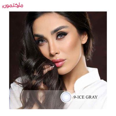 لنز چشم فصلی کانفست Confest رنگ Ice Gray شماره No. 9
